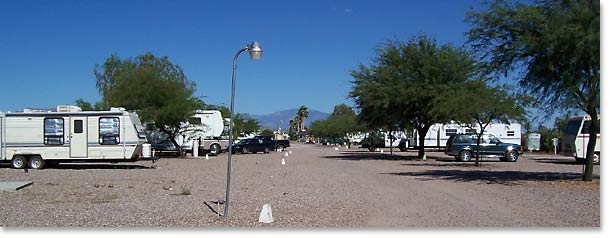 Valley of the Sun RV Park in Tucson Arizona