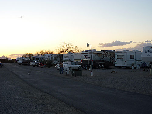 Valley of the Sun RV Park in Tucson Arizona